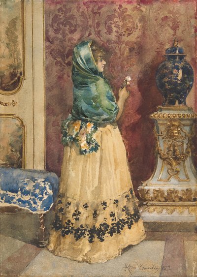 Die Miniatur, ca. 1863-1925 von Attilio Simonetti