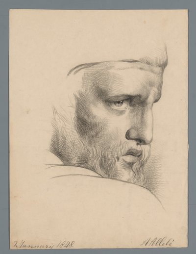Frauenkopf von August Allebe