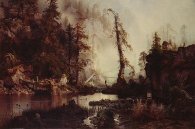 Schwarzer See von August Cappelen
