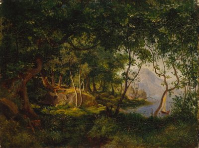 Landschaftsstudie von August Cappelen
