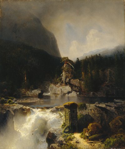 Møllefossen von August Cappelen