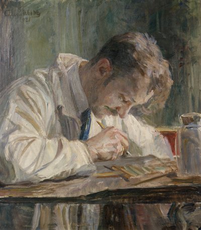 Die Porzellanmalerin von August Eiebakke