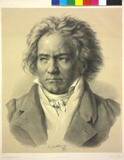Ludwig van Beethoven von August Karl Friedrich von (after) Kloeber