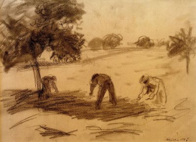 Feldarbeit von August Macke