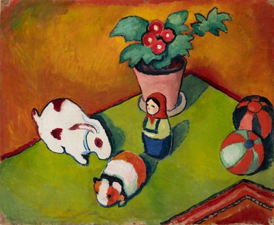 Walters kleine Spielzeuge von August Macke