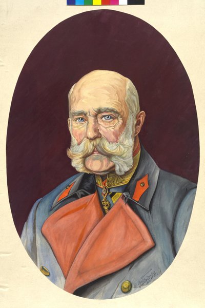 Kaiser von Österreich Franz Joseph I. von August Schwab