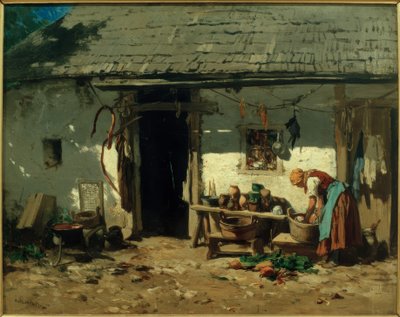 Niederösterreichisches Bauernhaus von August von Pettenkofen