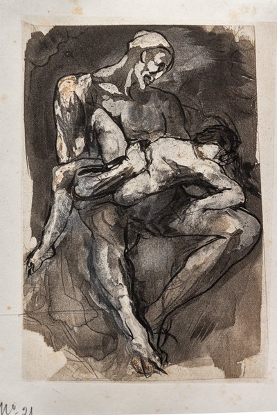 Graf Ugolino im Gefängnis von Auguste (after) Rodin