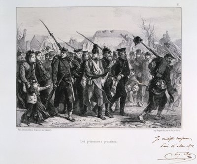 Preußische Gefangene, Deutsch-Französischer Krieg, 1870-1872 von Auguste Bry