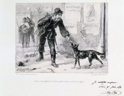 Belagerung von Paris, Deutsch-Französischer Krieg, 1871 von Auguste Bry