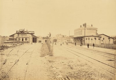 Bahnhof Montbrison von Auguste Hippolyte Collard