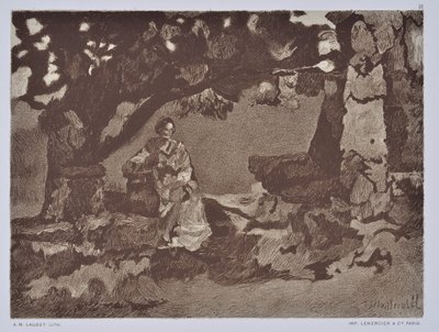 Die Frau am Brunnen von Auguste Lauzet