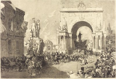 Jubiläumsfeiern in Brüssel von Auguste Lepere