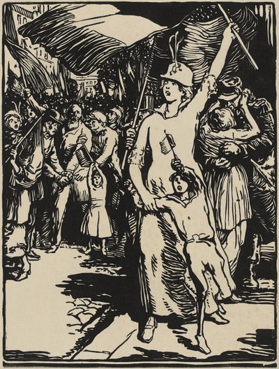 Der Krieg ist erklärt von Auguste Lepere