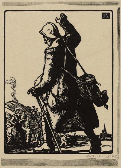 Le Permissionaire von Auguste Lepere