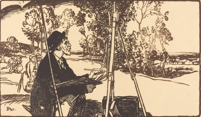 Der Landschaftskünstler, 1912 von Auguste Lepere