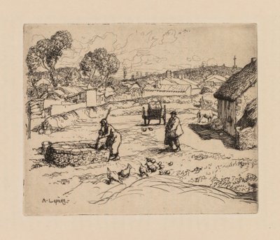 Auguste Lepère: La Masure Vendée von Auguste Louis Lepère