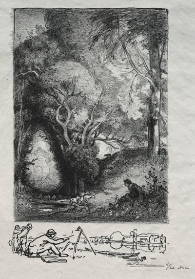 La Ravine im Juni von Auguste Louis Lepère