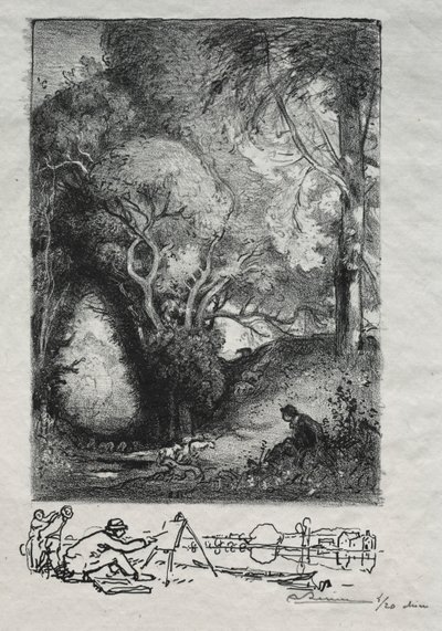 La Ravine im Juni von Auguste Louis Lepère