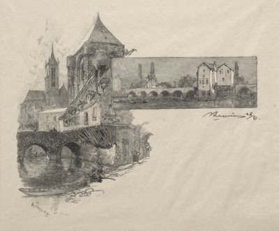 Moret - Die Lohmühle von Auguste Louis Lepère