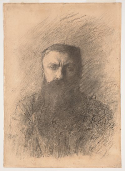 Selbstporträt, 1898 von Auguste Rodin