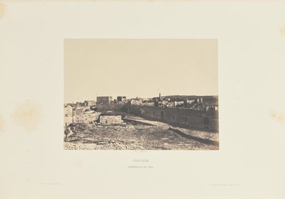 Jerusalem. Festung Zion von Auguste Salzmann