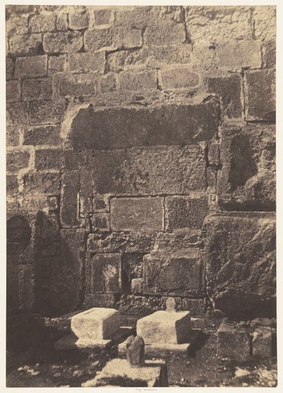 Jerusalem. Tempelbezirk. Josaphat-Poterne von Auguste Salzmann