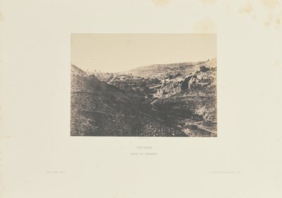 Jerusalem. Tal Josaphat von Auguste Salzmann
