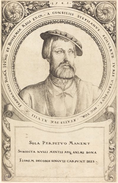 Doktor Stephen Schwartz von Augustin Hirschvogel