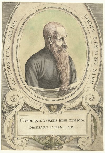 Porträt von Peter Perényi von Augustin Hirschvogel