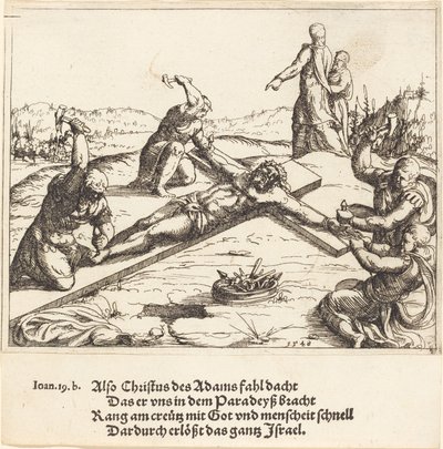 Die Kreuzigung von Augustin Hirschvogel