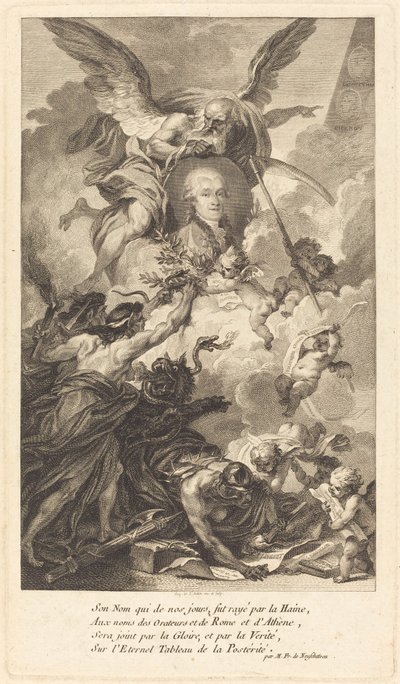 Simon-Nicolas-Henri Linguet von Augustin de Saint Aubin