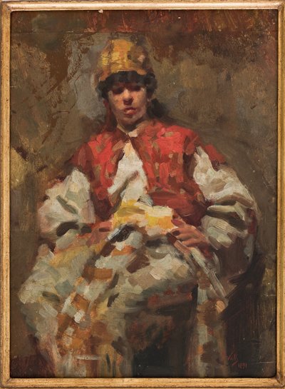 Weibliche Figur von Augusto Valli
