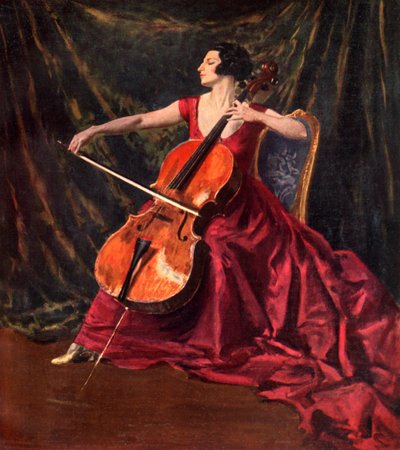 Madame Suggia, 1920-1923, 1933 von Augustus John