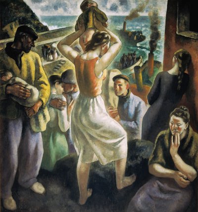 Spanischer Bürgerkrieg: „Der Exodus“ (Gemälde) von Aurelio Arteta Errasti