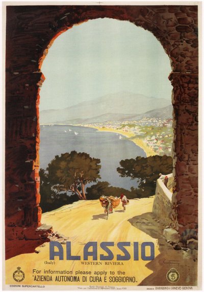 Alassio, 1929 von Aurelio Craffonara