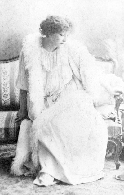 Porträt von Sarah Bernhardt (1844-1923) von Australian School