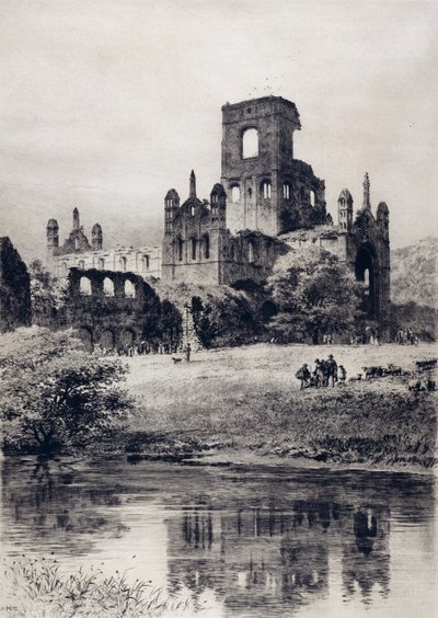 Kirkstall Abbey von Südosten von Axel Haig