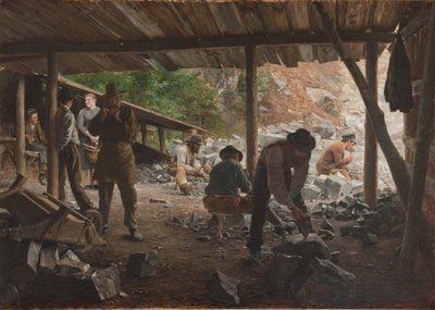 Steinarbeiter von Axel Jungstedt