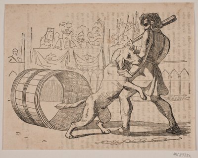 Macaires Kampf mit dem Hund von Axel Theodor Kittendorff