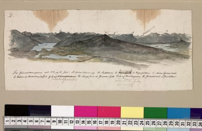 Erinnerung an die Bergreise 1820 von Baltazar Mathias Keilhau