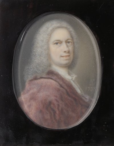 Selbstporträt, 1738 von Balthasar Denner