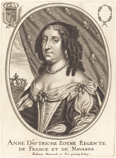 Anna von Österreich von Balthasar Moncornet