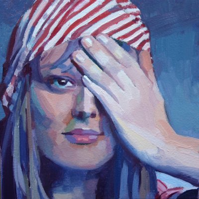 Gesicht 12, 2012 von Barbara Hoogeweegen