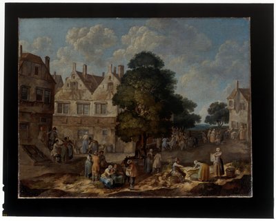 Ein Paar Dorfszenen von Barend Hendrik Thier