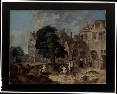 Ein Paar Dorfszenen von Barend Hendrik Thier