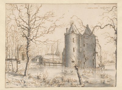 Ansicht von Kasteel Frisselstein, Veghel von Barend Klotz (attributed to)