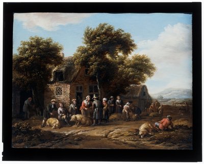 Der Schweinemarkt von Barent Gael
