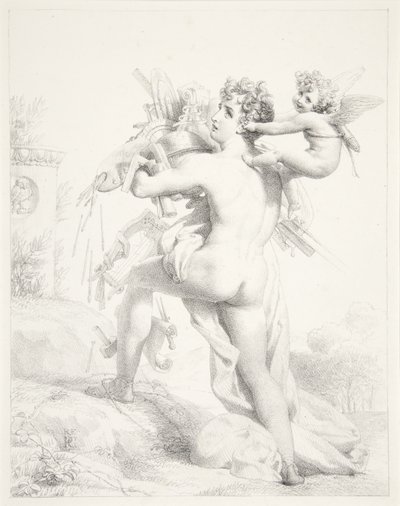 Qui trop embrasse, mal étreint von Baron Pierre Narcisse Guerin