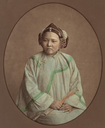 Mädchen aus Lanxchow, 1870er von Baron Raimund von Stillfried